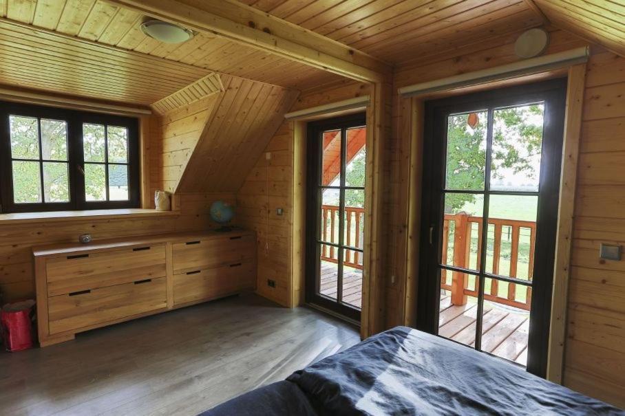 Houten Villa Tine Den Ham Bagian luar foto