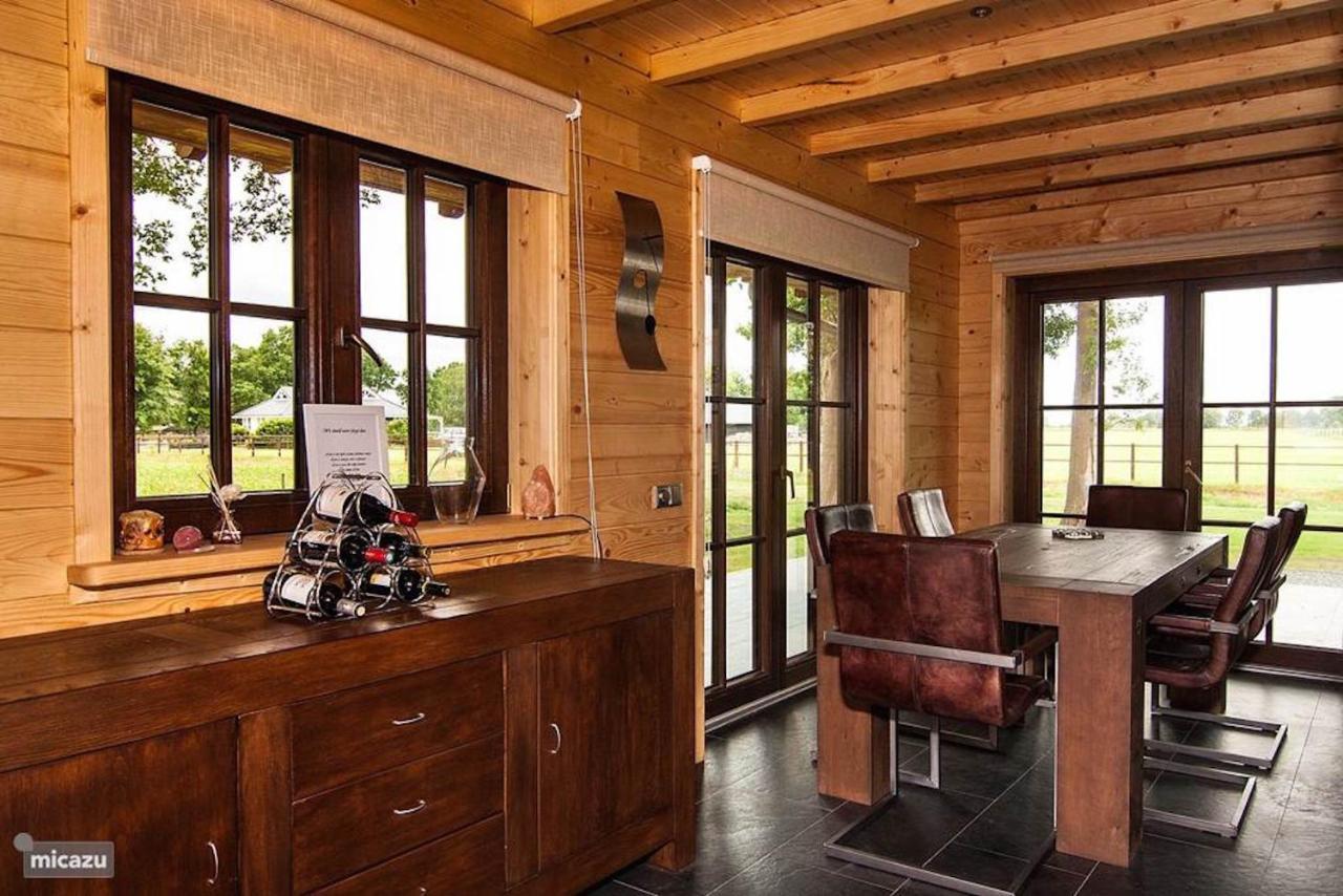 Houten Villa Tine Den Ham Bagian luar foto